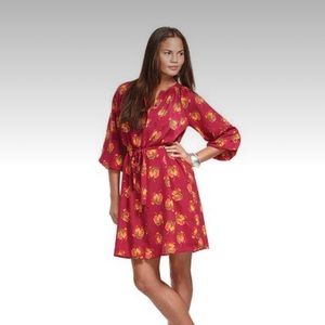 Belted Floral Dress (Size Small)